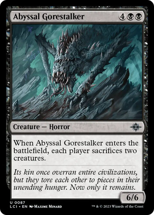 Abyssal Gorestalker [The Lost Caverns of Ixalan] - MTG Single