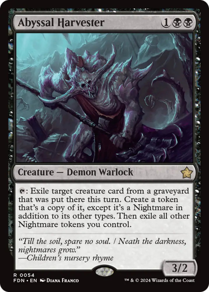 Abyssal Harvester [Foundations] - MTG Single