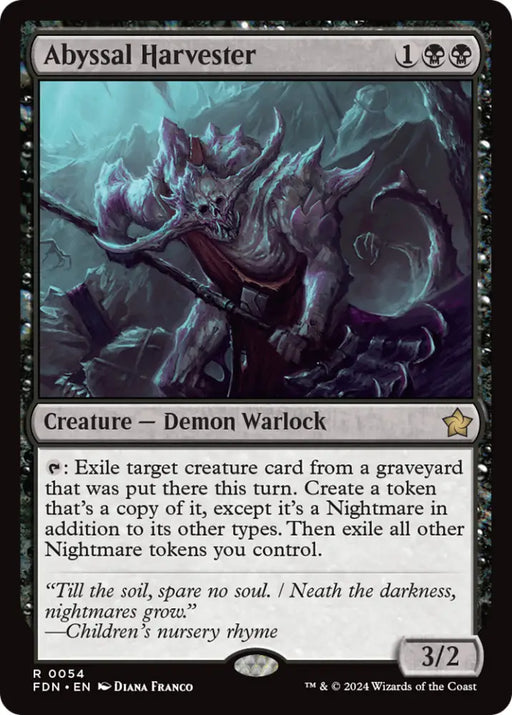 Abyssal Harvester [Foundations] - MTG Single