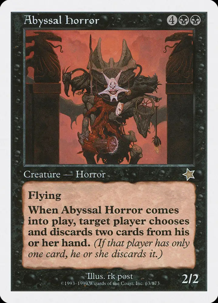 Abyssal Horror [Starter 1999] - MTG Single