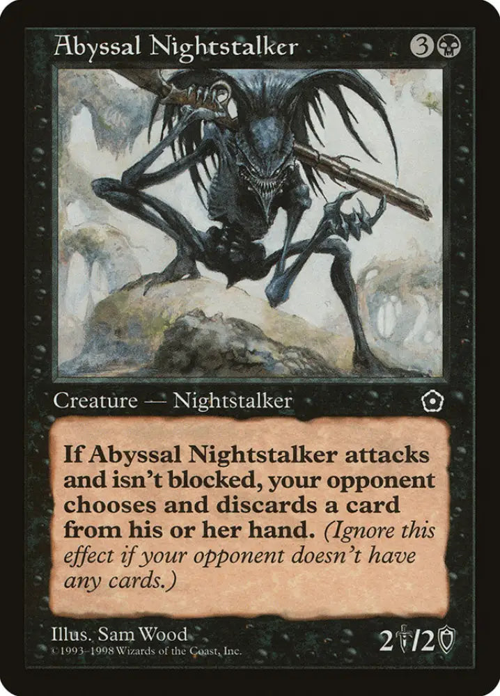 Abyssal Nightstalker [Portal Second Age] - MTG Single
