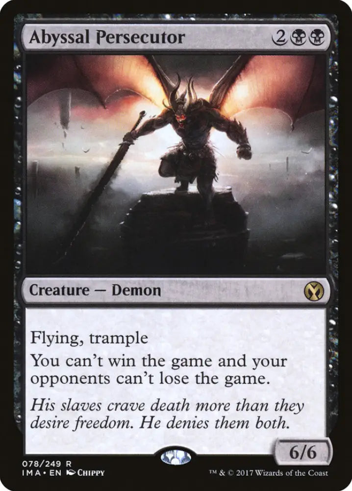 Abyssal Persecutor [Iconic Masters] - MTG Single