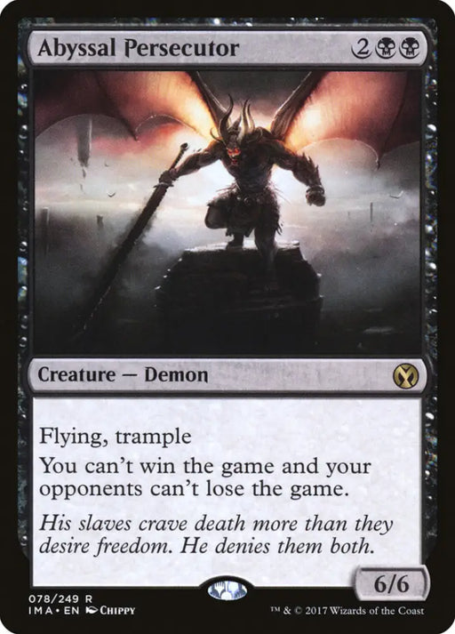 Abyssal Persecutor [Iconic Masters] - MTG Single