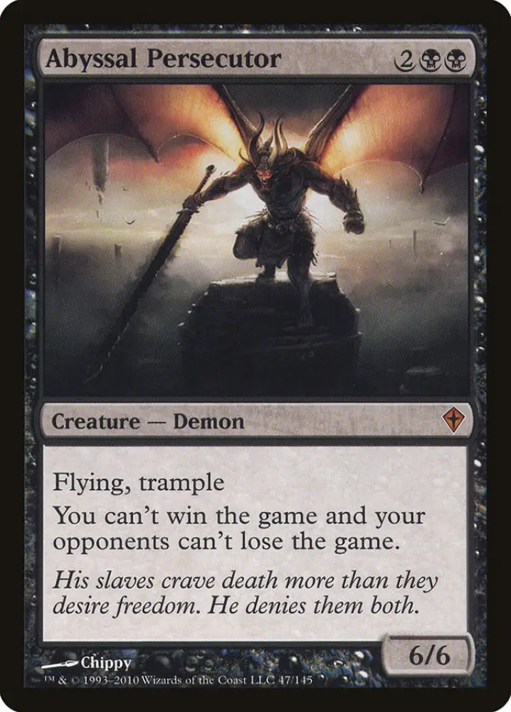 Abyssal Persecutor [Worldwake] - MTG Single