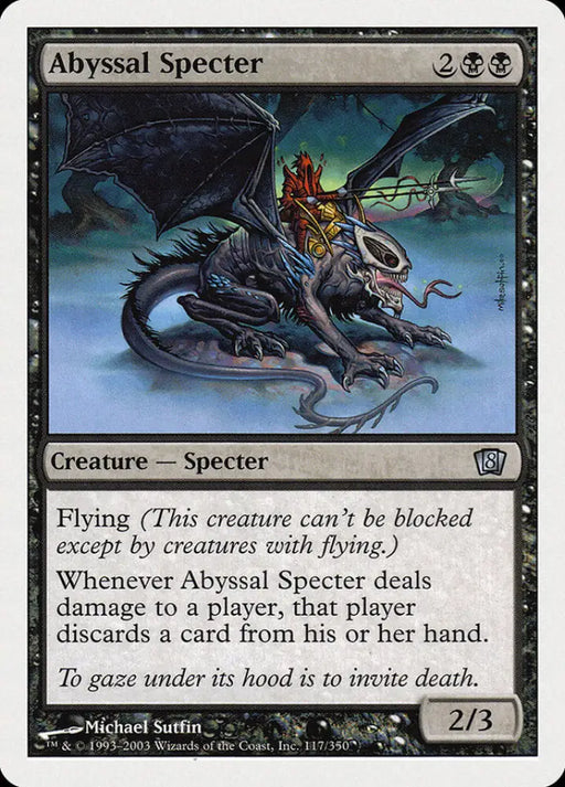 Abyssal Specter (117) [Eighth Edition] - MTG Single