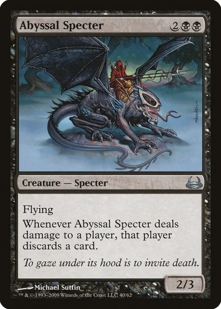 Abyssal Specter [Duel Decks: Divine vs. Demonic] - MTG Single