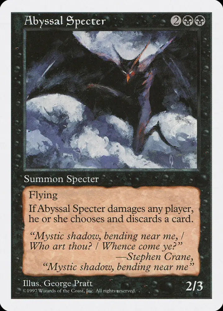 Abyssal Specter [Fifth Edition] - MTG Single