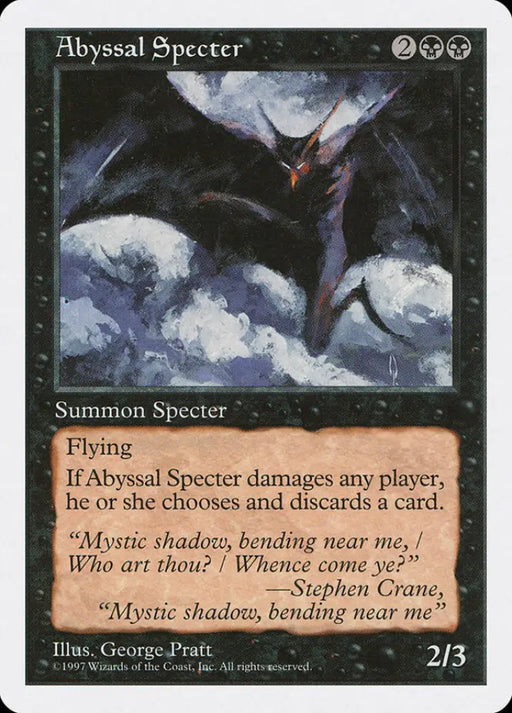 Abyssal Specter [Fifth Edition] - MTG Single
