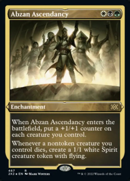Abzan Ascendancy (Foil Etched) [Double Masters 2022] - MTG Single