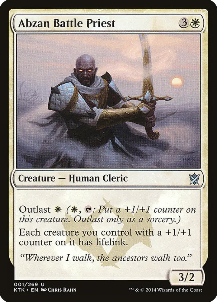 Abzan Battle Priest [Khans of Tarkir] - MTG Single