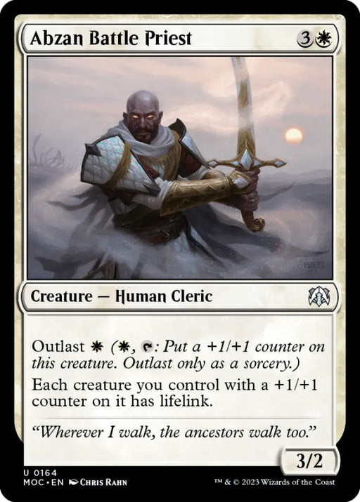 Abzan Battle Priest [March of the Machine Commander] - MTG Single