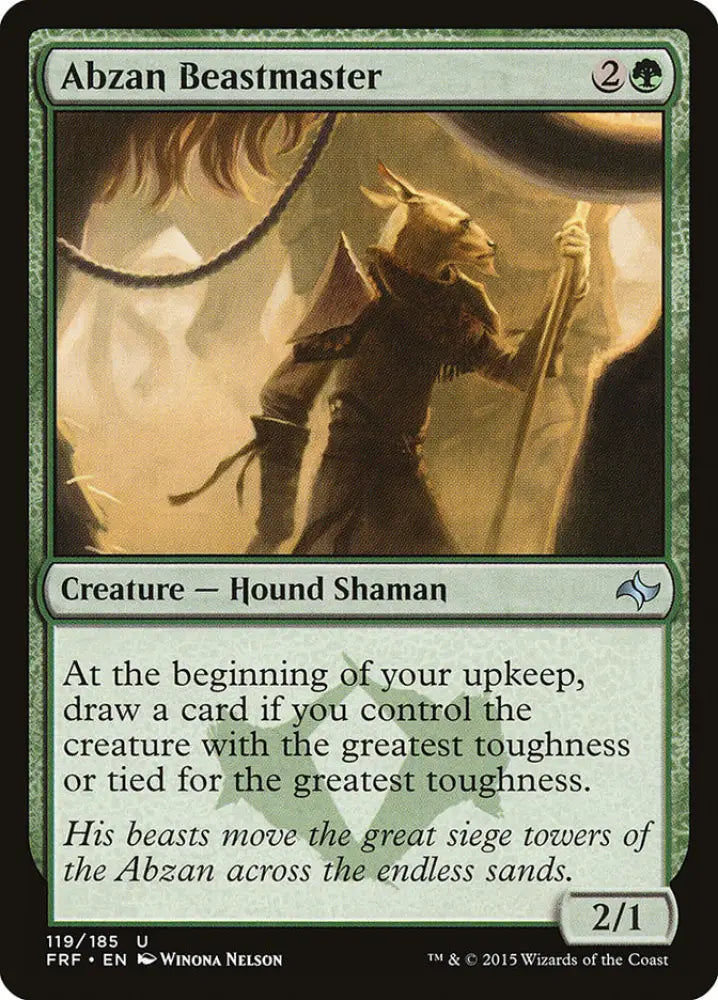 Abzan Beastmaster [Fate Reforged] - MTG Single