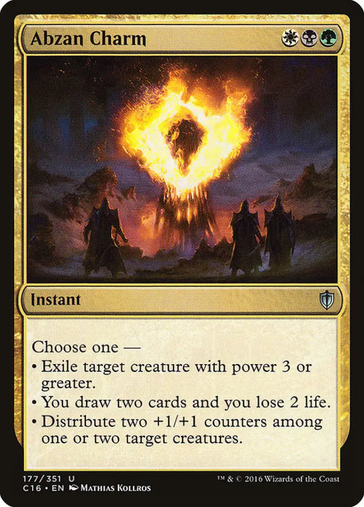Abzan Charm [Commander 2016] - MTG Single