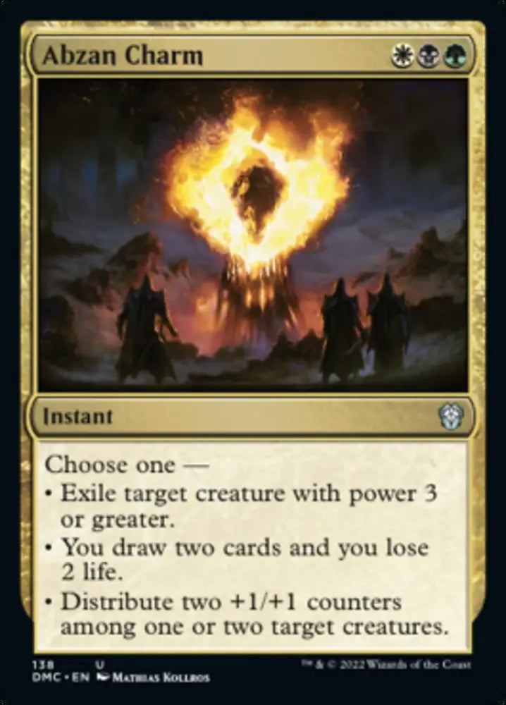 Abzan Charm [Dominaria United Commander] - MTG Single