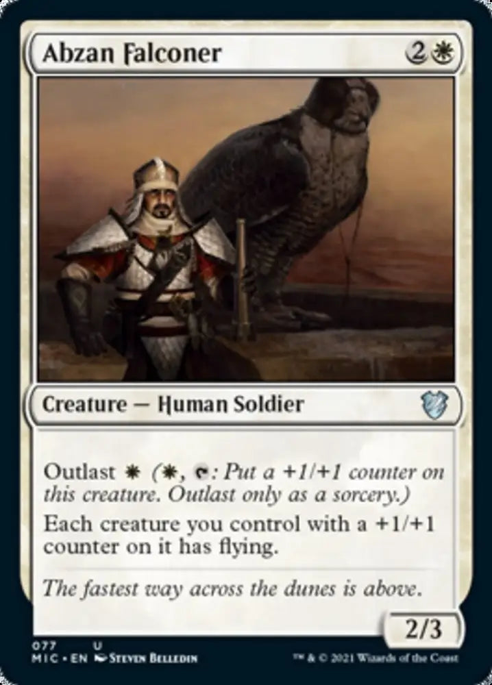 Abzan Falconer [Innistrad: Midnight Hunt Commander] - MTG Single
