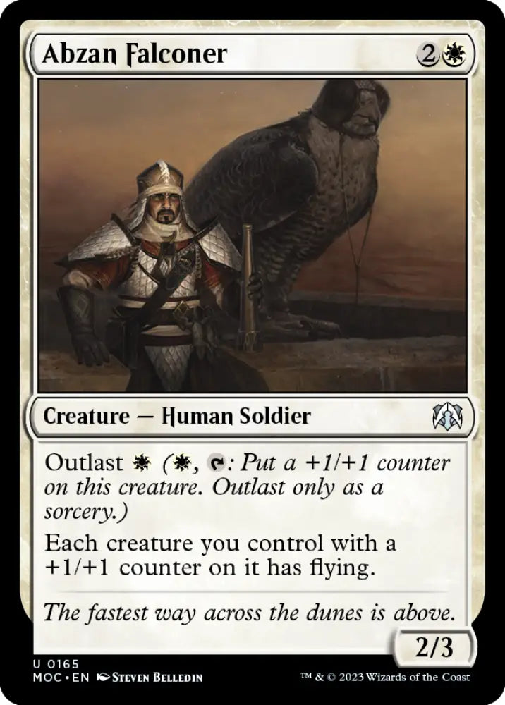 Abzan Falconer [March of the Machine Commander] - MTG Single