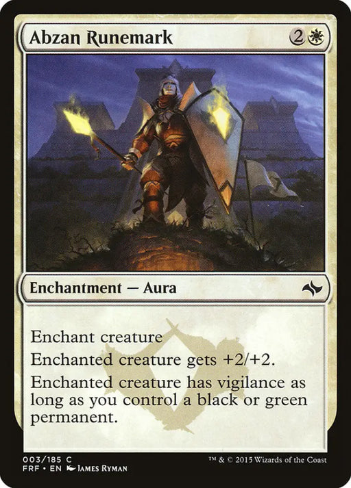 Abzan Runemark [Fate Reforged] - MTG Single