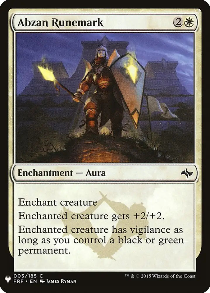 Abzan Runemark [Mystery Booster] - MTG Single