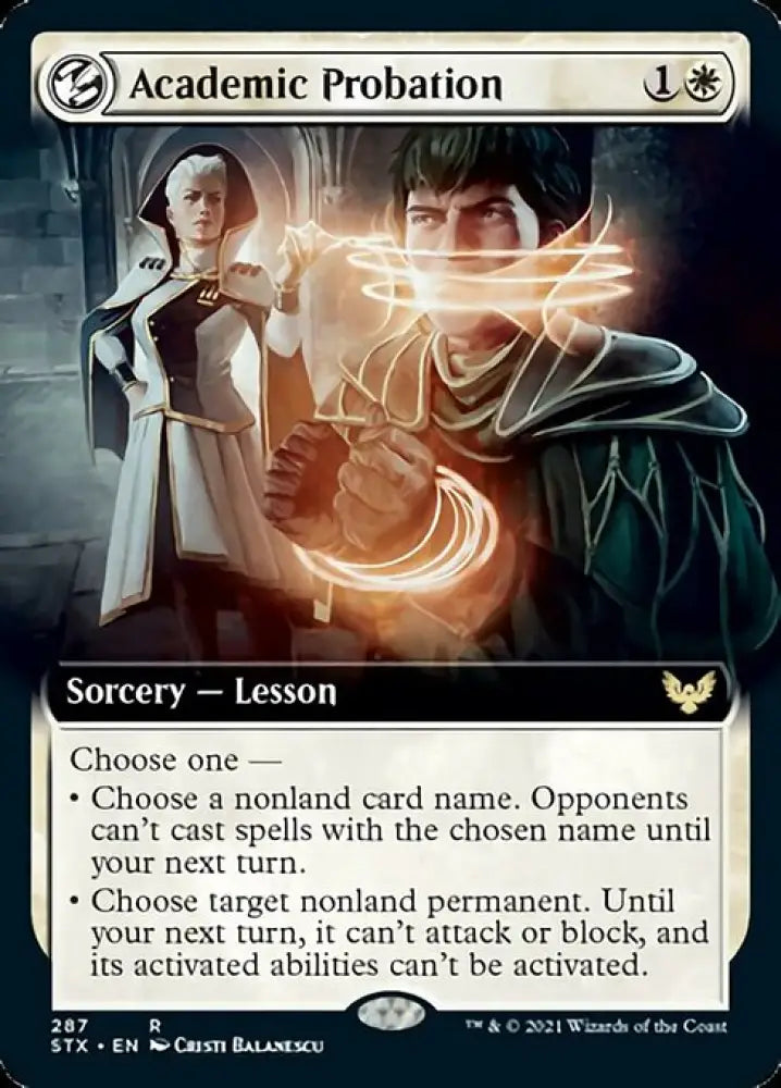 Academic Probation (Extended Art) [Strixhaven: School of Mages] - MTG Single