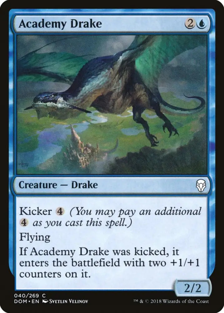 Academy Drake [Dominaria] - MTG Single