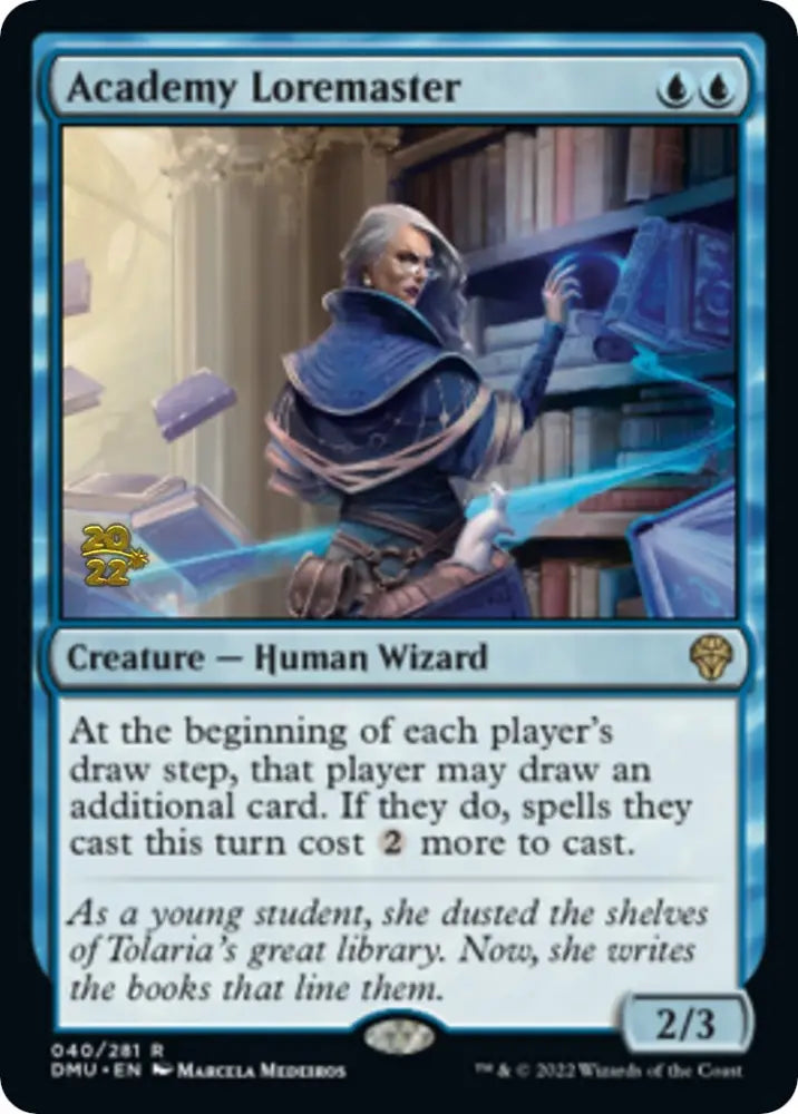 Academy Loremaster [Dominaria United Prerelease Promos] - MTG Single