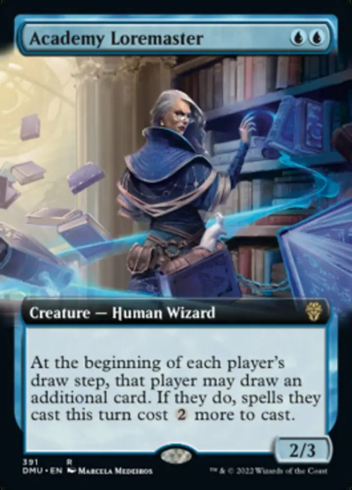 Academy Loremaster (Extended Art) [Dominaria United] - MTG Single