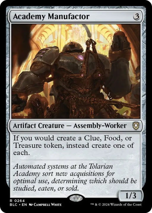 Academy Manufactor [Bloomburrow Commander] - MTG Single