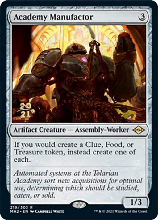 Academy Manufactor [Modern Horizons 2 Prerelease Promos] - MTG Single