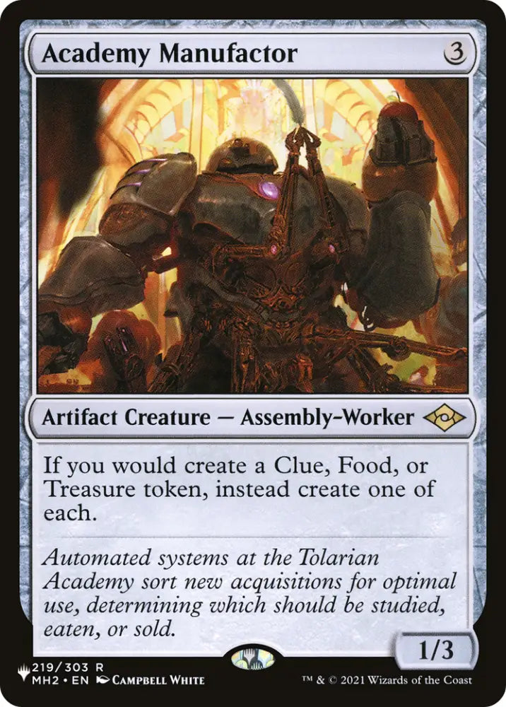 Academy Manufactor [The List] - MTG Single
