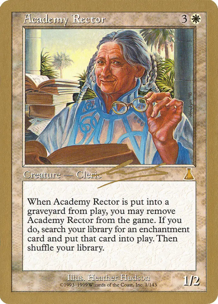 Academy Rector (Nicolas Labarre) [World Championship Decks 2000] - MTG Single