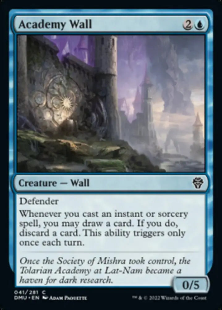 Academy Wall [Dominaria United] - MTG Single