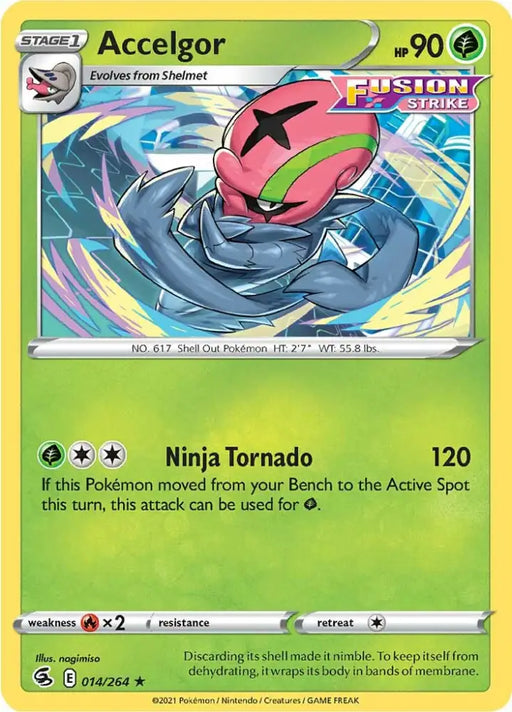 Accelgor (014/264) [Sword & Shield: Fusion Strike] - Pokemon Single