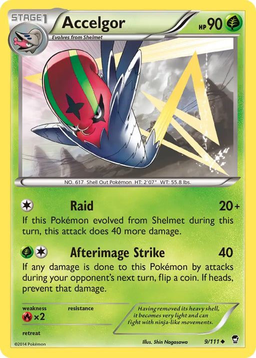 Accelgor (9/111) [XY: Furious Fists] - Pokemon Single