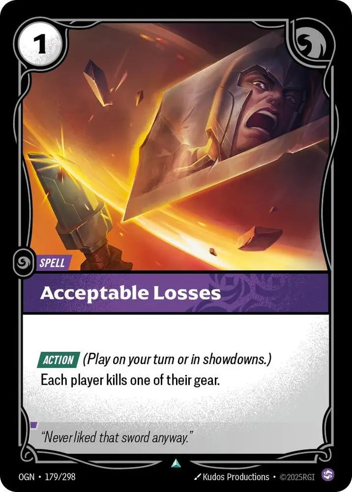 Acceptable Losses (179/298) [Origins]