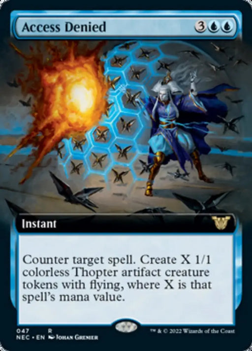 Access Denied (Extended Art) [Kamigawa: Neon Dynasty Commander] - MTG Single