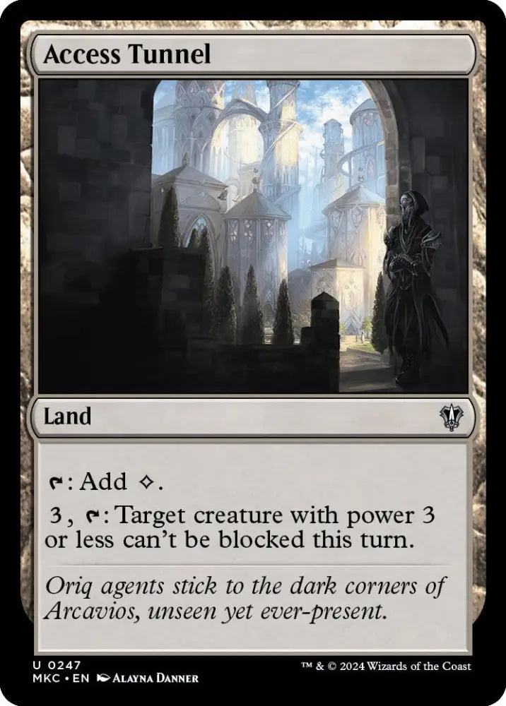 Access Tunnel [Murders at Karlov Manor Commander] - MTG Single