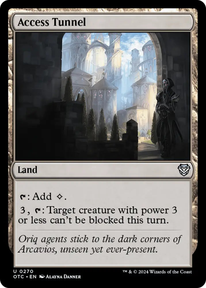 Access Tunnel [Outlaws of Thunder Junction Commander] - MTG Single