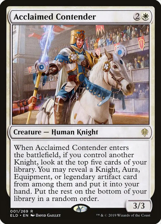 Acclaimed Contender [Throne of Eldraine] - MTG Single