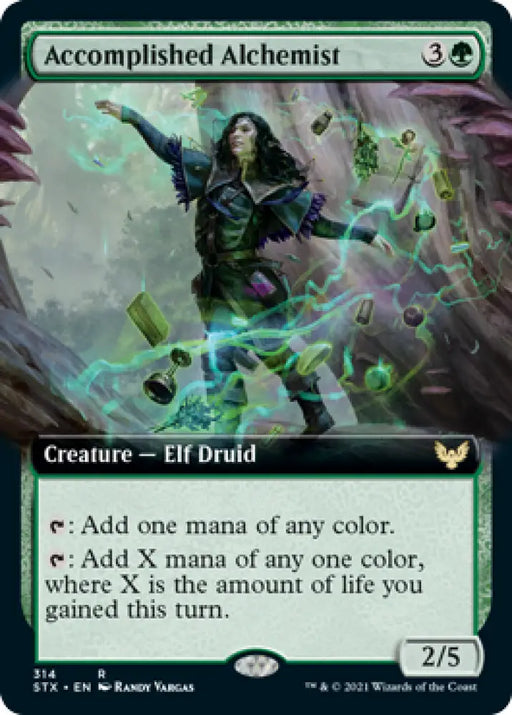 Accomplished Alchemist (Extended Art) [Strixhaven: School of Mages] - MTG Single