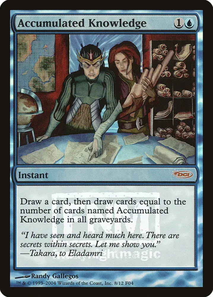 Accumulated Knowledge [Friday Night Magic 2004] - MTG Single