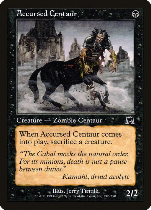 Accursed Centaur [Onslaught] - MTG Single