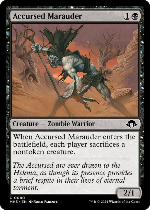 Accursed Marauder [Modern Horizons 3] - MTG Single