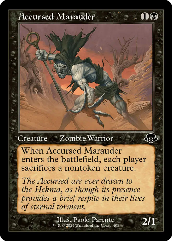 Accursed Marauder (Retro Frame) [Modern Horizons 3] - MTG Single