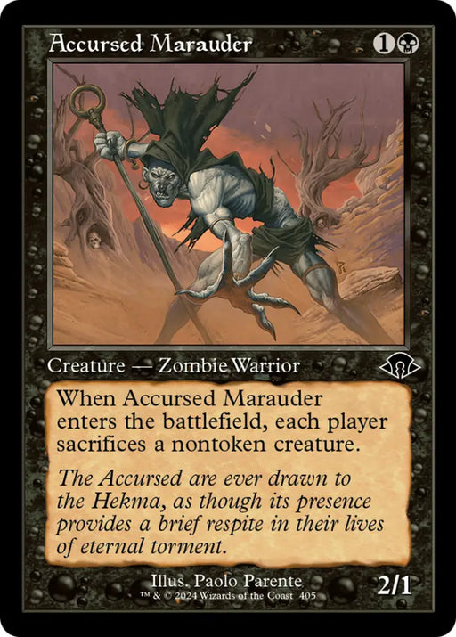 Accursed Marauder (Retro Frame) [Modern Horizons 3] - MTG Single