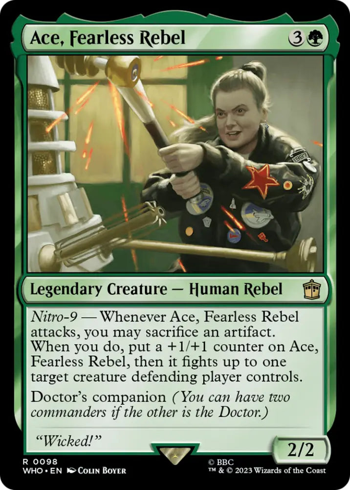 Ace Fearless Rebel [Doctor Who] - MTG Single