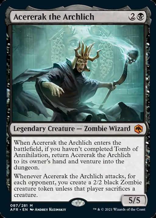 Acererak the Archlich [Dungeons & Dragons: Adventures in the Forgotten Realms] - MTG Single