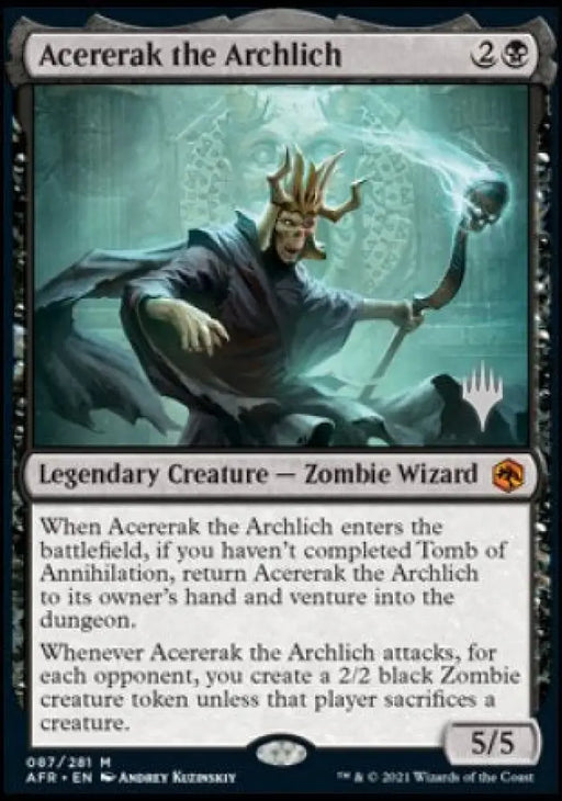 Acererak the Archlich (Promo Pack) [Dungeons & Dragons: Adventures in the Forgotten Realms Promos] - MTG Single