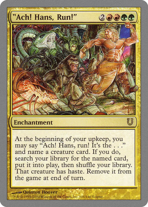 ’Ach! Hans Run!’ [Unhinged] - MTG Single