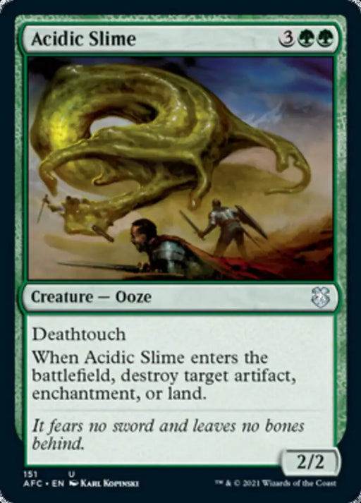 Acidic Slime [Dungeons & Dragons: Adventures in the Forgotten Realms Commander] - MTG Single