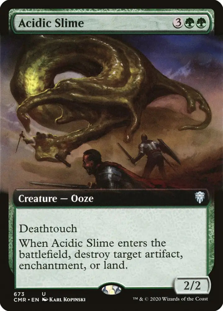 Acidic Slime (Extended Art) [Commander Legends] - MTG Single